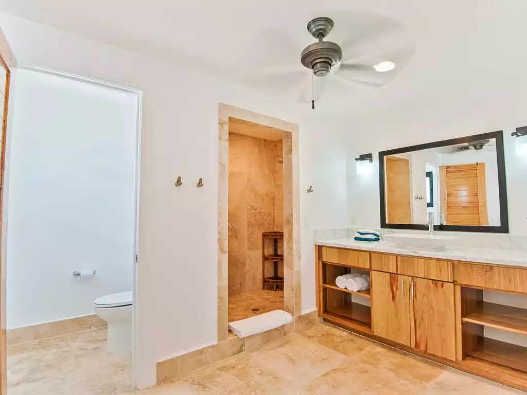 Separate toilet in each room