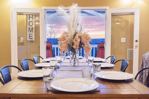 Share a meal and spread some love at the dining table