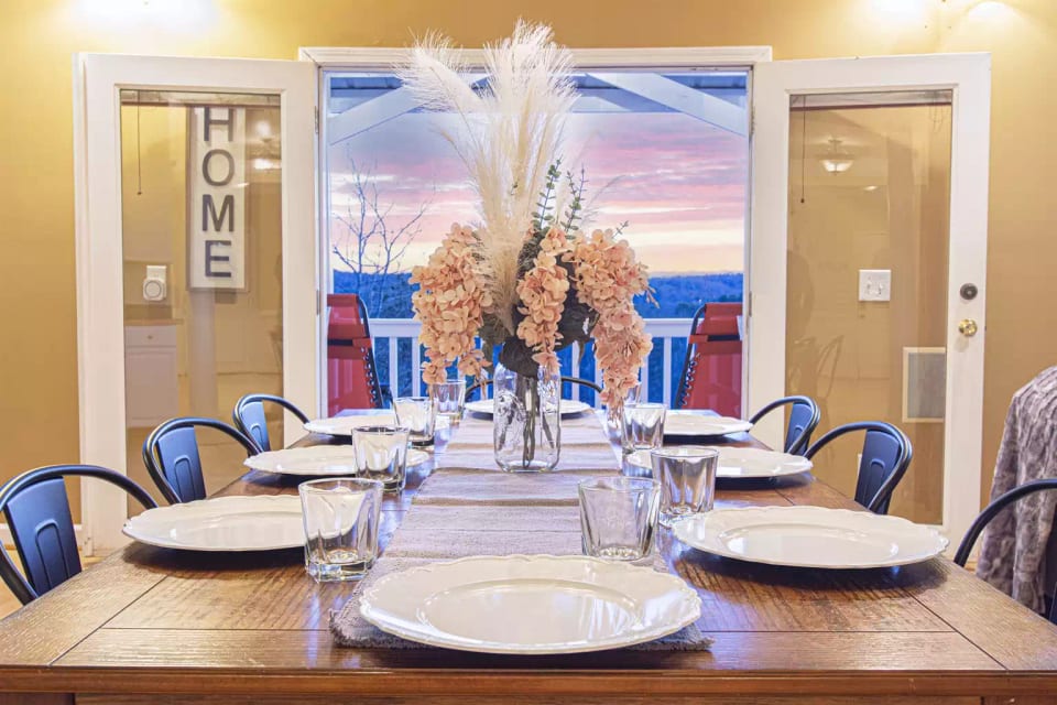 Share a meal and spread some love at the dining table