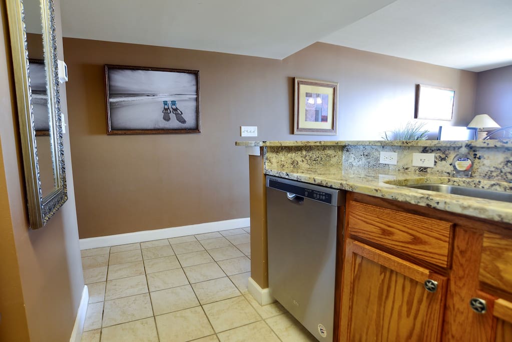 Elegant Kitchen - Not Many Granite Countertops at this Complex - Pelican Isle - Breathtaking View - Okaloosa Island