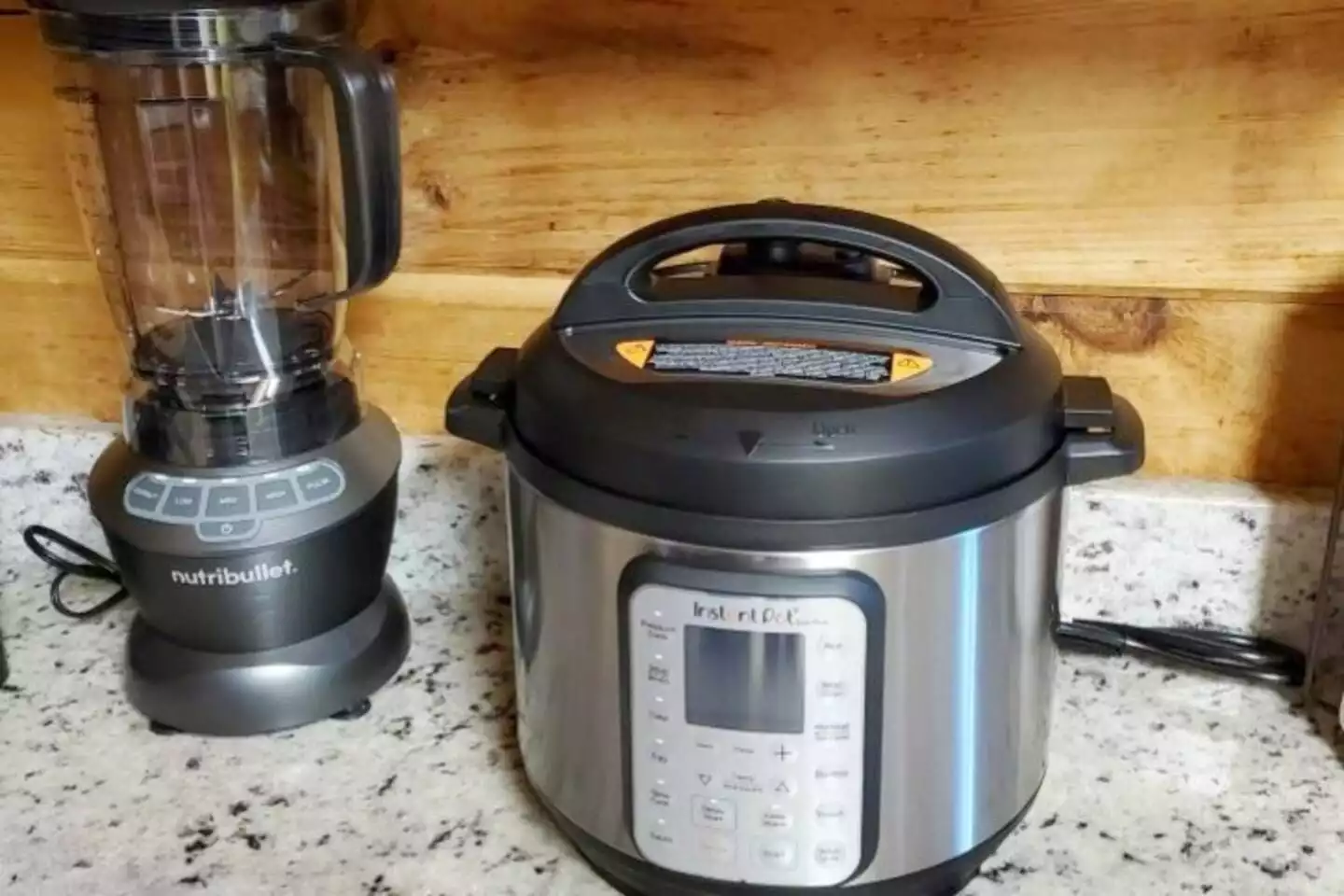 Discover the convenience of our Instant Pot and Nutribullet for whipping up quick and easy meals or deliciously healthy smoothies! - Creekside Serenity Cabin - Pigeon Forge