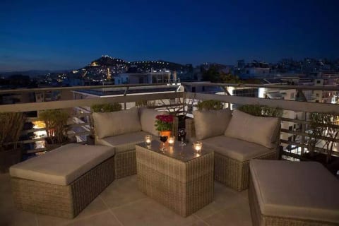 Say hello to your Athens penthouse home away from home