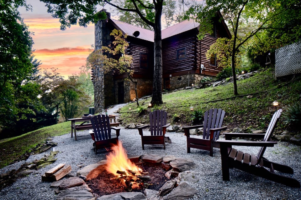Outdoor Fire Pit Area