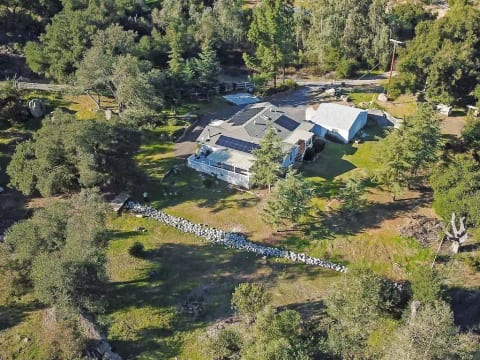 Arial view of 2 acre inner yard