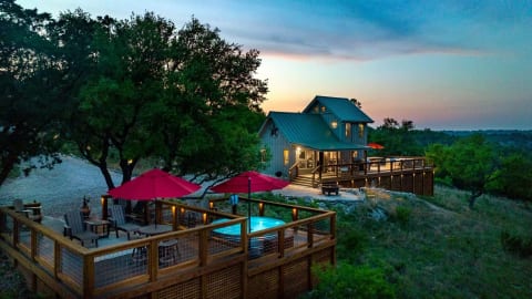 GWR cabin on 57 acres with the most peaceful and tranquil view you will ever see!