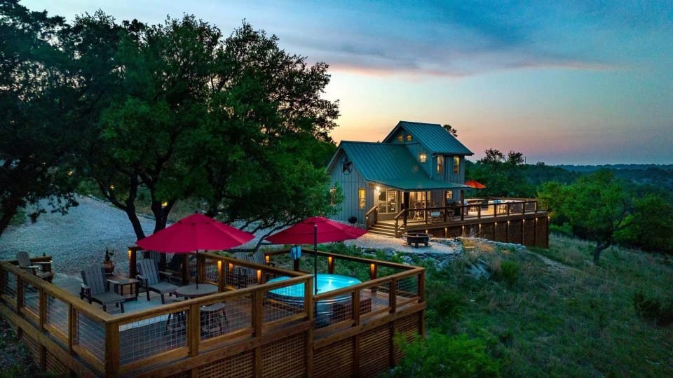 GWR cabin on 57 acres with the most peaceful and tranquil view you will ever see!
