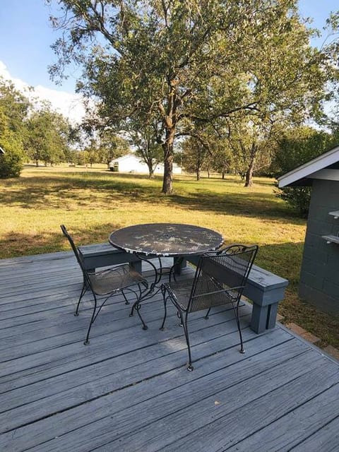 Deck Seating on 2 acres