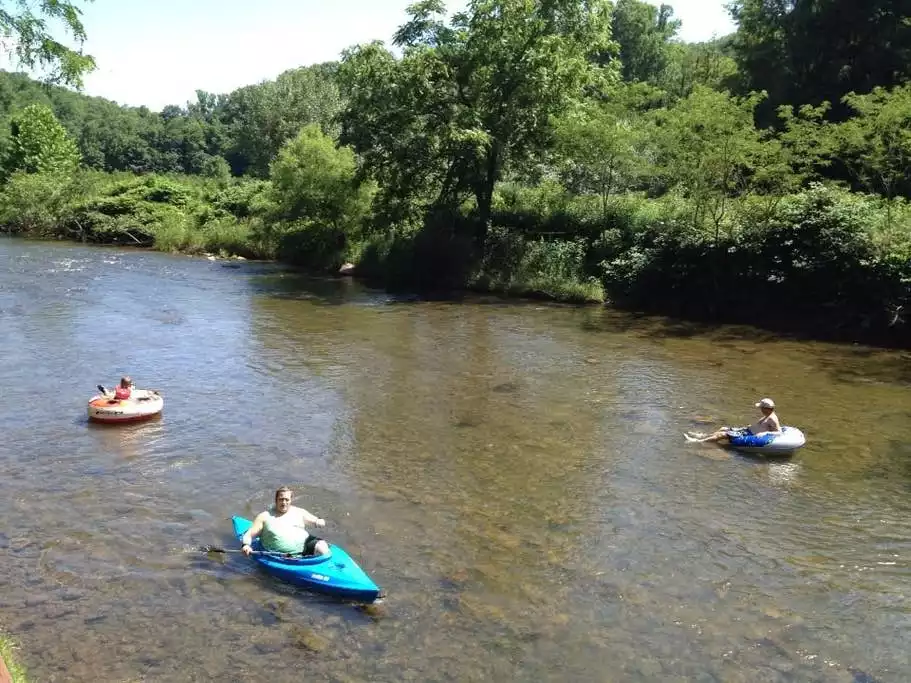 Fun in the River! - Blue Moon Camping Cabin w/Mountain & Water Views - Newland