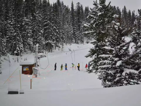 View of  Poma Lift From Back Door!