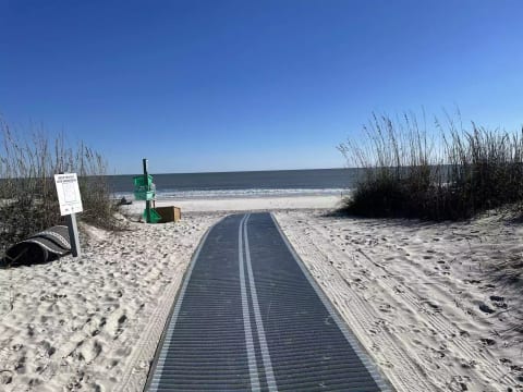 Burkes Beach access just a few minutes walk from the house