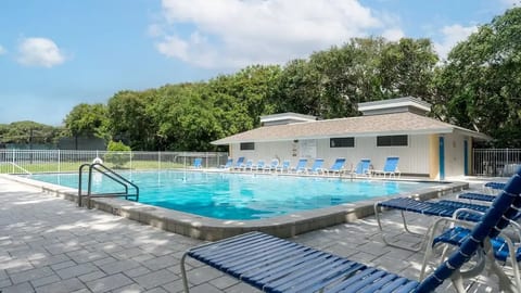 One of three pools. This one is located just steps away from the condo!