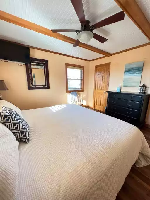 Central A/C and ceiling fans throughout Sea Winds OBX ensure a comfortable day and a night of peaceful sleep. - SeawindsOBX Oceanfront in Rodanthe - Dog Friendly! - Rodanthe