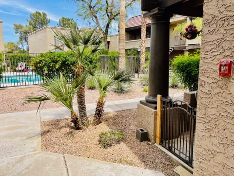 Zen Walk-Out Condo Pools Palms Gardens Golf Gym