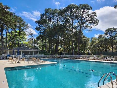 Picture yourself in this Olympic size heated/ cooled pool, enjoying the provided beach towels. Pools are open March 1- Nov. 1.