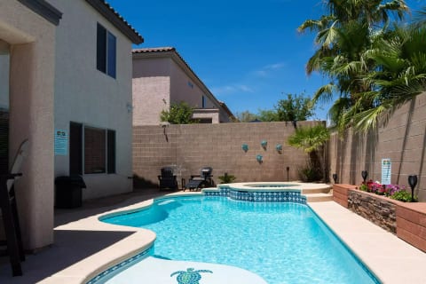Private Pool Area in the back yard