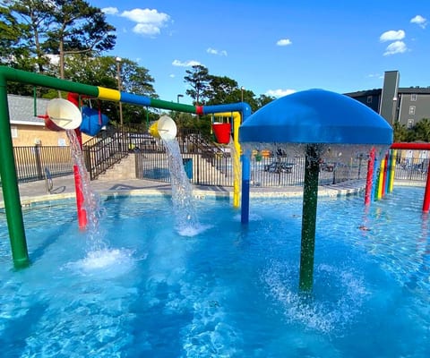 Kids pool play area