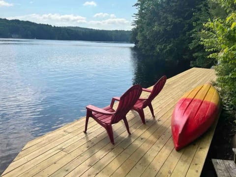 Relax on the dock and enjoy the view