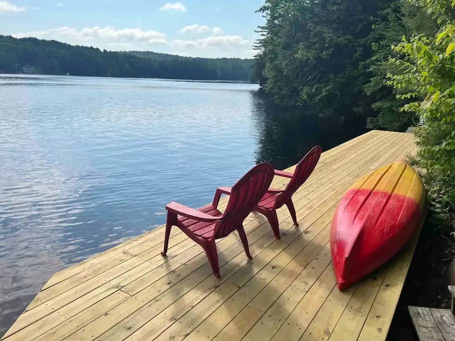 Relax on the dock and enjoy the view
