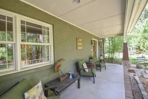 Enjoy your morning coffee on the front porch, or lakefront on the dock.