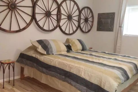 King Room with king bed.