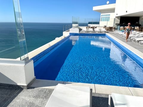Rooftop pool