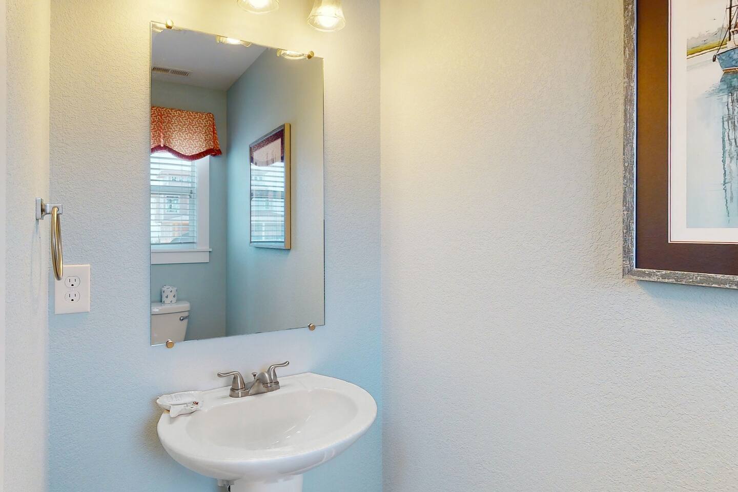 Half bathroom.