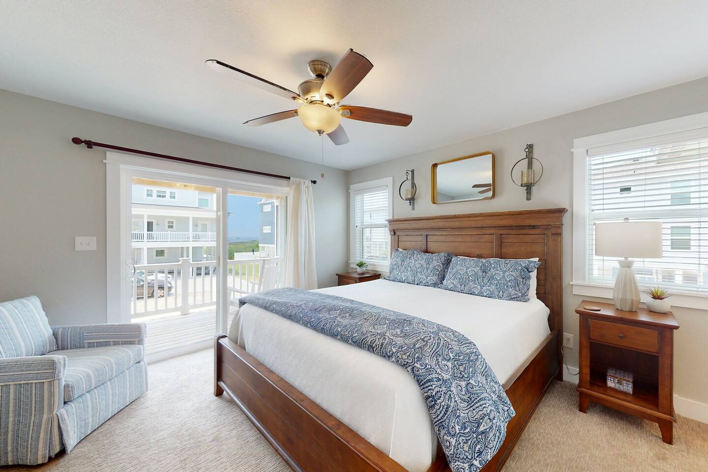 Retreat to serenity in our main suite!!