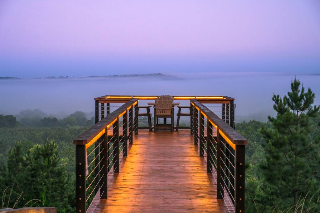 Cabin w/Stellar Long-Range Views*Hot Tub*AirHockey