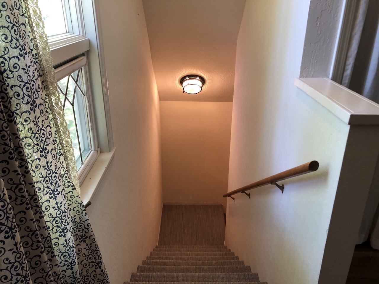 Staircase up to the studio Staircase up to the studio - The Green House Twain Harte Retreat #2 - Twain Harte