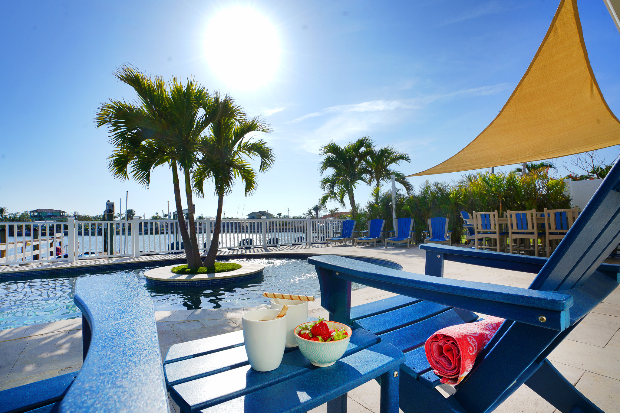 Mid day snacks by the pool are always nice too.