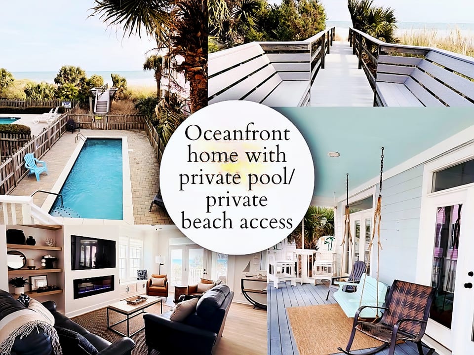 Oceanfront Luxury in Surfside Beach | Private Pool - Surfside Beach