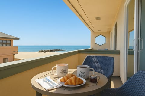 Wake up to the Ocean and plan your day on the balcony