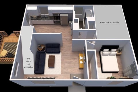 Dan Street Bungalow: 1 BR & 1 BA, A/C & laundry