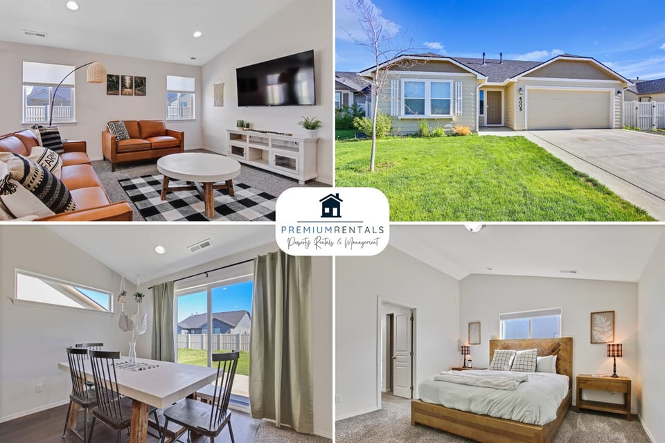 Modern Sage Farmhouse Private 3 bedroom home amazing location - Caldwell