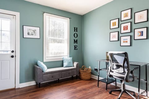 Utilize our home office setup, equipped for any remote work or schooling needs
