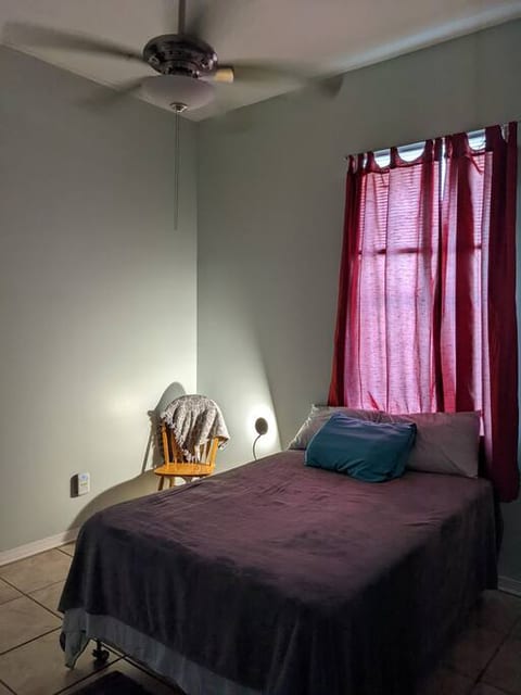 Bedroom with full size bed