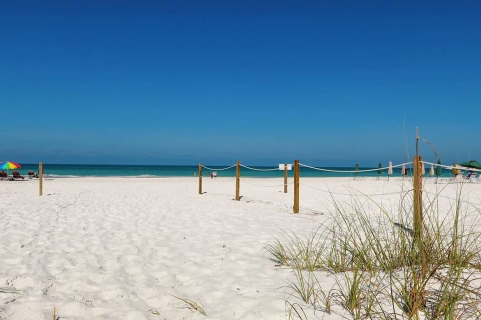 Private beach access is 350 steps from property gate