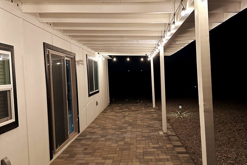 Another view of patio