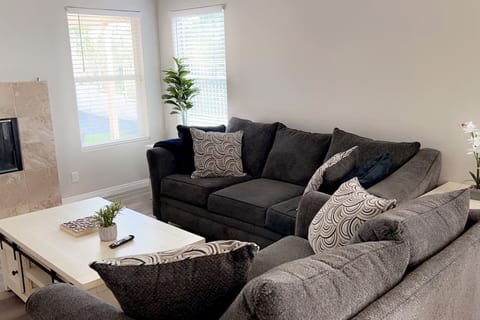 Living Room with Large comfortable couches