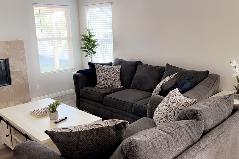 Living Room with Large comfortable couches