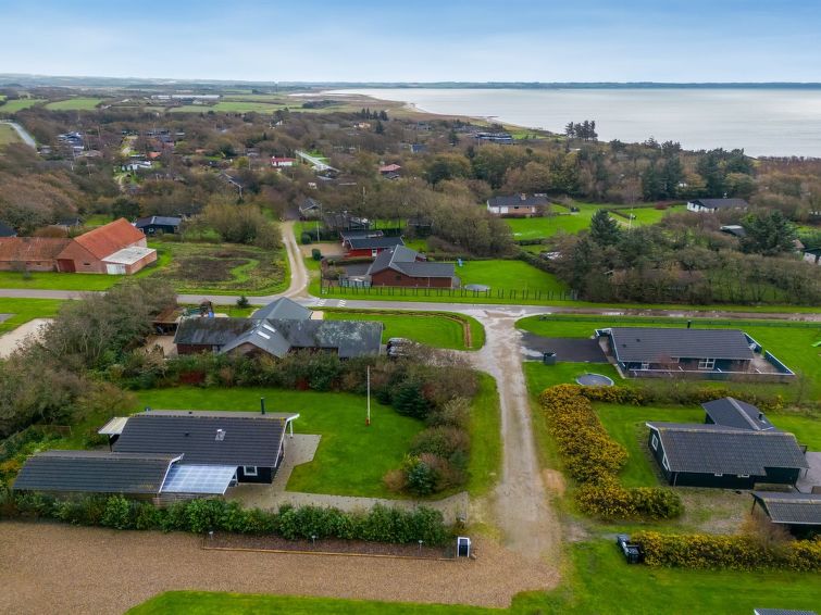 Aerial photography - Ensio - 300m to the inlet in The Liim Fiord - Vinderup