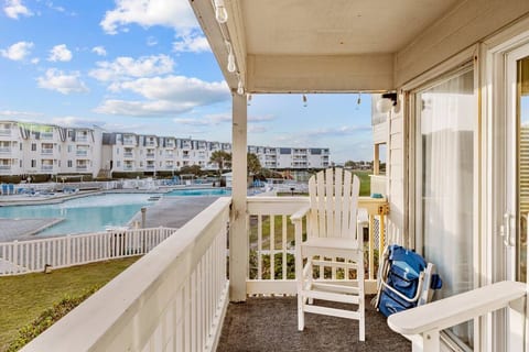 View all the action from the patio deck!