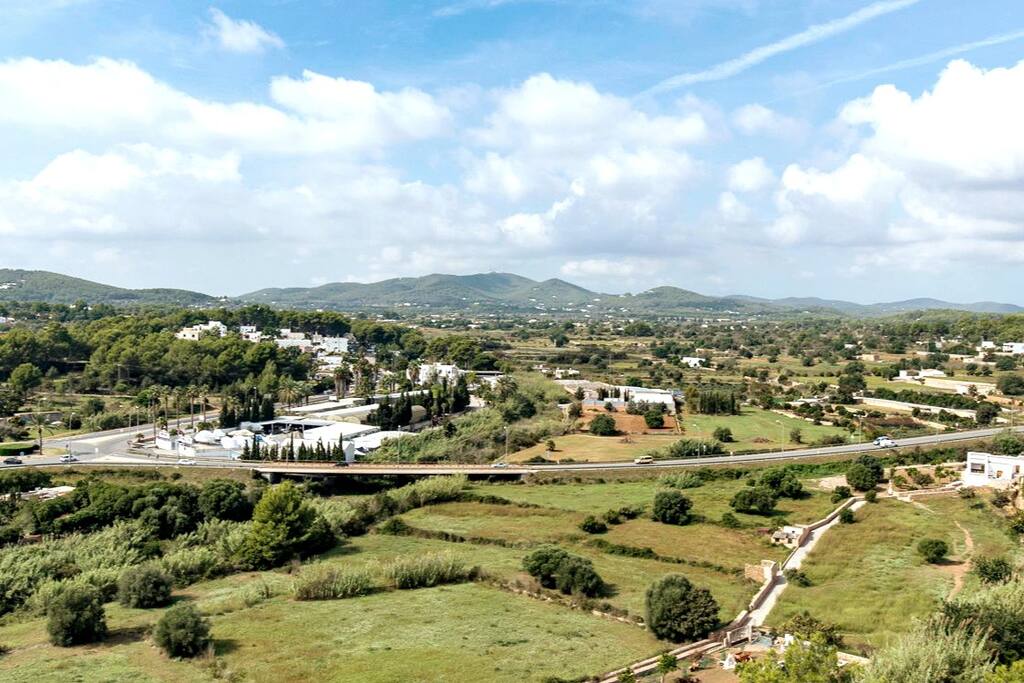 View from Puig de Missa - Stunning Finca pool walking distance Santa Eulalia - Santa Eulària des Riu