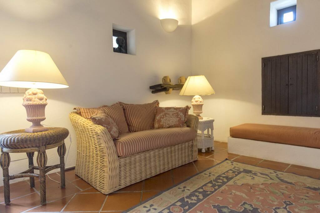 Living / Dinning  Room - Stunning Finca pool walking distance Santa Eulalia - Santa Eulària des Riu