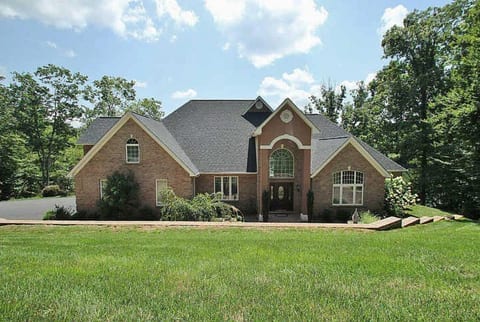 front of the house