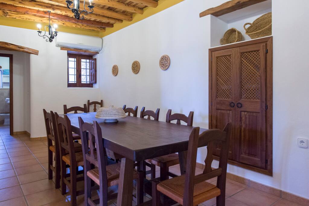 Indoor dining - Santa Gertrudis Finca Can Xixu - Ibiza 10 Sleeps - Santa Eulària des Riu