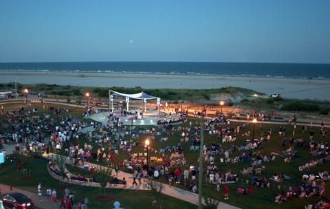 Enjoy summer concerts from your private balcony!