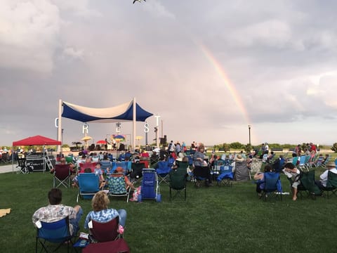 Rainbows and concerts!