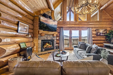 Lodge Mahal - Luxe True Log Cabin - Amazing Views