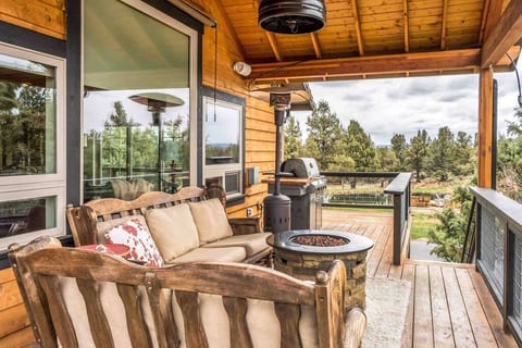 Outside fireplace
